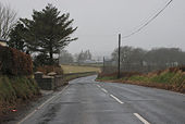 The A475 heading west to Cwmsychbant.jpg