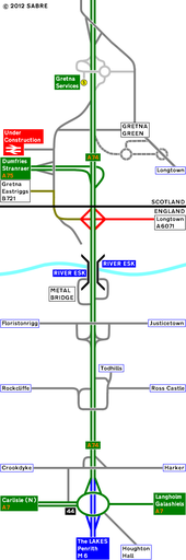 1991 Strip Map of the A74 I - Coppermine - 2270.JPG