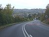Dropping downhill into longhope A4136 - Geograph - 1543886.jpg