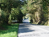 A485 road into Rhos-y-garth.jpg