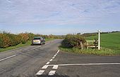 Road junction on the B6350 - Geograph - 270064.jpg
