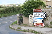 Road signs old and new - Geograph - 1470281.jpg
