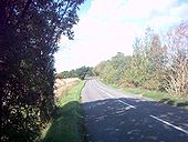 The B1123 at Linstead Green - Geograph - 252861.jpg