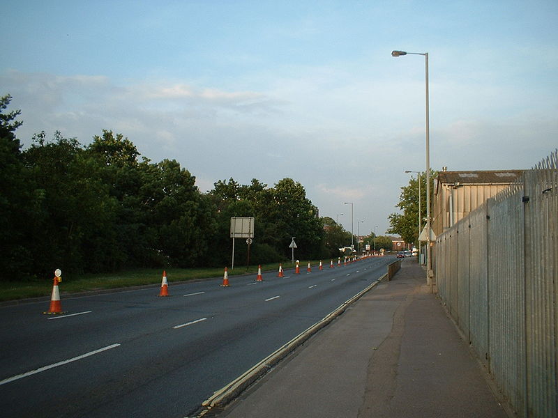 File:A33 Millbrook Road West roadworks - Coppermine - 12714.JPG