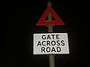 Gate across road sign - Coppermine - 23634.JPG