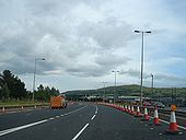 Slip Road at Junction 4 of the M2 - Geograph - 504254.jpg