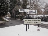 Winterborne Stickland- Whiteway road junction - Geograph - 5710876.jpg