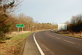 Looking north on the A425 from Staverton to Daventry - Geograph - 1646160.jpg