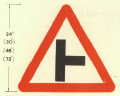 Side road (may be reversed) - phased out in 1975
