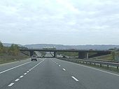 M5 crossing the Brockworth bypass - Geograph - 1543641.jpg