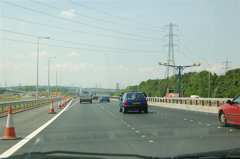 File:A2 Re-alignment Pepperhill to Cobham (London-bound) - Coppermine - 18147.jpg