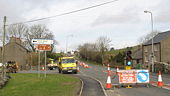 Road repair gang on the A487(T) at Pant Glas.jpg