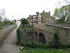 B2040 Whitstable Road and footbridge over railway - Geograph - 1250885.jpg