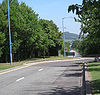Looking north at the M5 south bound slip road - Geograph - 912743.jpg