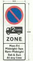Entrance to a Controlled Parking Zone for lorries - phased out in 1981