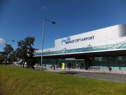 Entrance to George Best Belfast City Airport - Geograph - 3145806.jpg