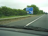 A45 Daventry Advance Direction Sign - Coppermine - 12325.jpg