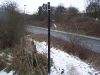 Footpath crosses B2045 Western Link Road (C) David Anstiss - Geograph - 1154851.jpg