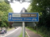 "Pebble Way" - Cycle Route towards... (C) Chris Millard - Geograph - 2040951.jpg