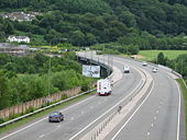 Celynen roundabout A472 - A467.jpg