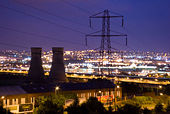 Tinsley Towers and Meadowhall at Night - Geograph - 877379.jpg