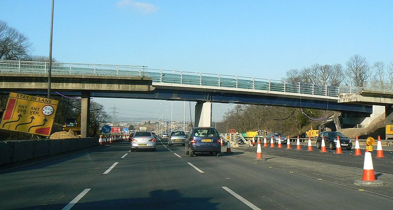 File:A2 Widening Works - Thong Lane Bridge Demolition - Coppermine - 16969.jpg