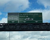 Dodgy gantry on upgraded A12 Westlink - Coppermine - 17196.jpg