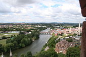 Worcester Bridge from The Cathedral Tower - Geograph - 217969.jpg