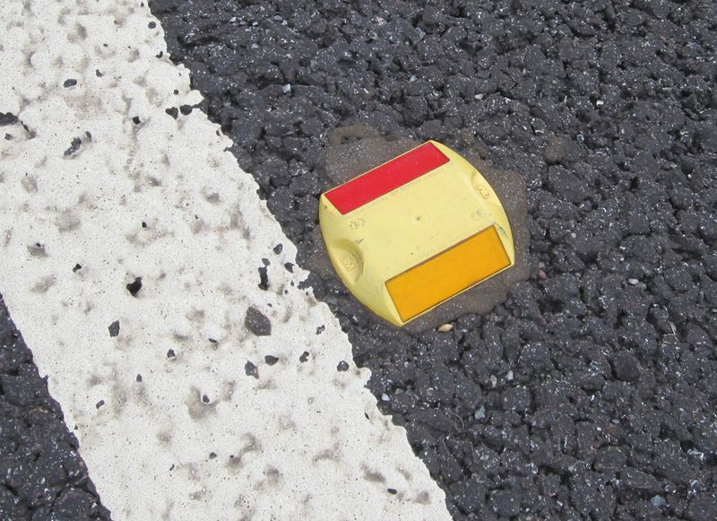 File:Yellow and red road stud.jpg