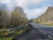 A69 heading west below Holm Bank - Geograph - 7082887.jpg