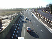 New A1(M) looking south - Coppermine - 1256.JPG