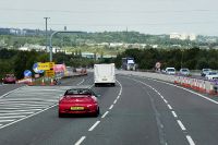 Northbound M1 at Junction 39 - Geograph - 4842340.jpg