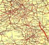 Sheffield--Leeds area from Johnston's Handy Road Atlas of GB & NI - Coppermine - 23647.jpg