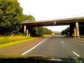 M22 overbridge just east of J3 - Coppermine - 23235.jpg