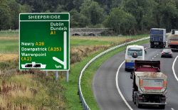 Advance direction sign near Newry - Geograph - 2572683.jpg