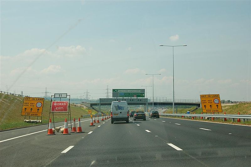 File:A2 Re-alignment Pepperhill to Cobham (London-bound) - Coppermine - 18150.jpg