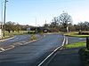 Junctions of the Stone Street and A261 Hythe Road with the A20 - Geograph - 1667036.jpg