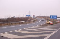 Sliproad at junction 12, M5 southbound (C) Andy F - Geograph - 1699888.jpg