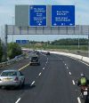 Approaching Junction 4 on the north-bound section of the M1 - Geograph - 3754195.jpg