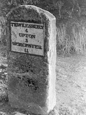 Milestone at Stratford - Geograph - 1284756.jpg