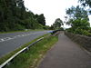 A6013 (Ashopton Road)- Approaching Ladybower Reservoir dam wall entrance - Geograph - 859934.jpg
