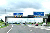 M61 - A580 Junction Sign at the Worsley Inerchange - Coppermine - 6748.jpg
