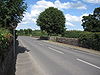 The B5130 going north through Aldford - Geograph - 1613814.jpg