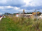 Demolition site, A419 Blunsdon - Geograph - 489787.jpg