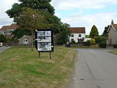 Road junction, complete with old roadsign - Geograph - 1363239.jpg