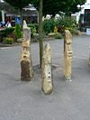 Sculptures, Trowell Services, M1, Nottinghamshire - Geograph - 851631.jpg