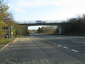 Bridge over the A4074 near Dorchester - Geograph - 1589518.jpg
