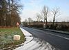 Mind the bend B6079 Worksop to Retford road - Geograph - 1644163.jpg