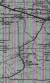 B4100 Southam - Dunchurch map.png