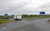 M5 southbound sliproad, Junction 12 - Geograph - 1284992.jpg
